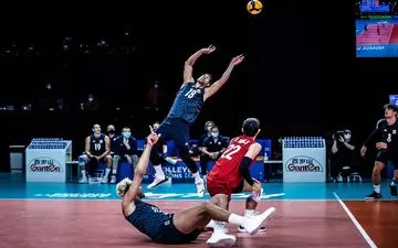 لیگ ملت‌های والیبال| صعود آمریکا، ایتالیا و فرانسه به نیمه نهایی 