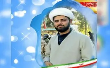 پیکر شهید روحانی مدافع حرم در لامرد تشییع شد