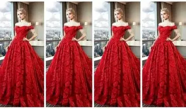 میخوای با لباس عروس خاص و قرمز بدرخشی؟ 45 مدل لباس عروس شیک را اینجا ببین