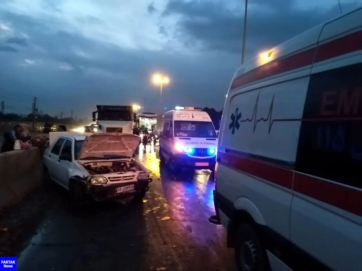 سوانح رانندگی در بجستان خراسان رضوی۲ کشته و هشت مصدوم داشت