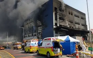 36 کشته بر اثر آتش‌ سوزی ساختمانی در کره جنوبی