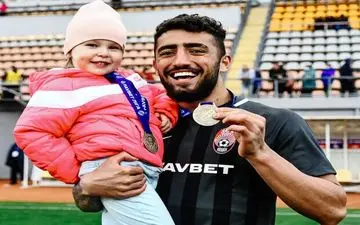 لژیونر ایرانی بهترین مهاجم لیگ اوکراین شد