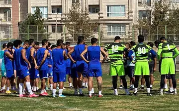 گزارش تمرین استقلال در غیاب دو بازیکن