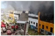  آتش‌ سوزی منطقه آزاد انزلی را به تعطیلی کشاند 