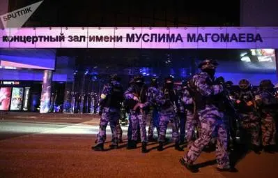 حمله مسلحانه به سالن کنسرت در مرکز تجاری در حومه مسکو | تصاویر