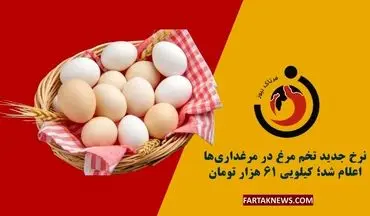 قیمت تخم‌مرغ امروز ۲۷ خرداد ۱۴۰۴ | نرخ‌های جدید بازار + جدول

