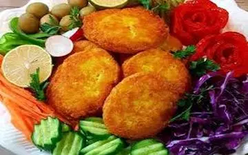 طرز تهیه کتلت سیب زمینی شیرازی| حرف نداره