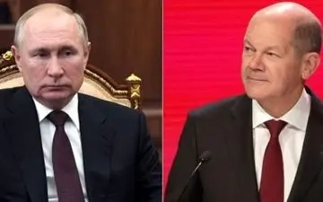 گفت وگوی تلفنی پوتین با صدر اعظم آلمان