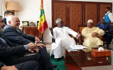  دیدار ظریف با رئیس مجلس ملی سنگال 