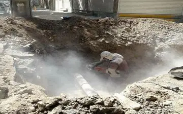 جلوگیری از هدر رفت ۶ لیتر در ثانیه آب در شهرستان جوانرود 