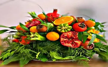 مدل های فوق العاده تزیین انار و هندوانه شب یلدا ویژه عروس + تصاویر
