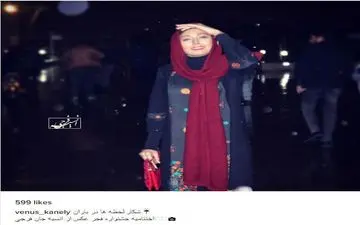 ونوس کانلی، زیر باران در جشنواره فیلم فجر (عکس)