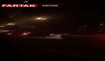 هم‌اکنون: صف پمپ بنزین‌ در امامزاده طاهر کرج پس از وقوع زلزله ۴/۲ ریشتری  + فیلم