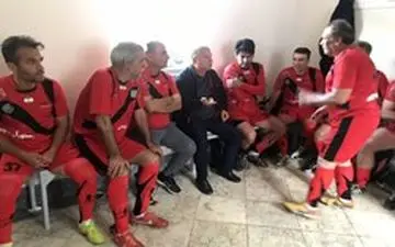 پیشکسوتان پرسپولیس در دیدار دوستانه و صحبت‌های پروین برای جلوگیری از چنددستگی