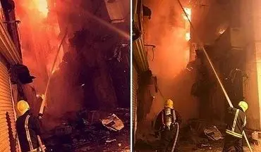 آتش سوزی مهیب در جده عربستان