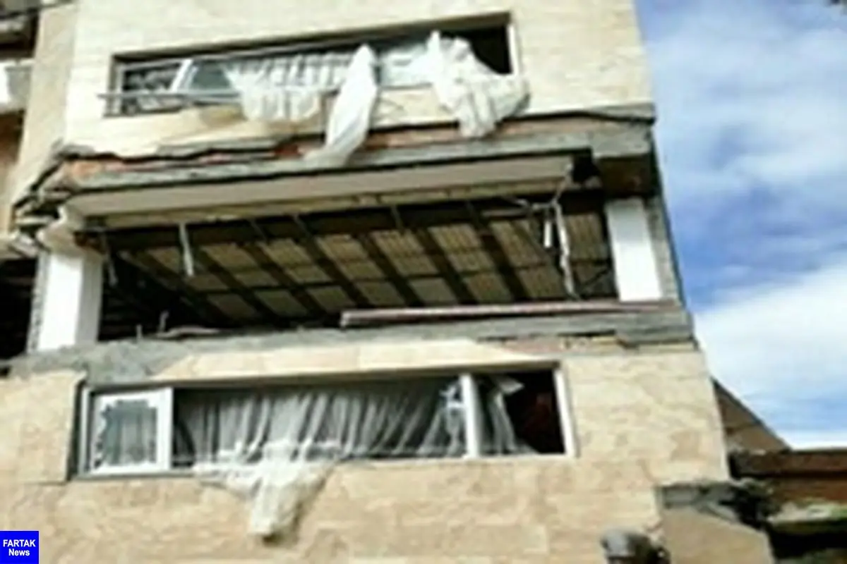 انفجار ساختمان ۵ طبقه دو مصدوم برجای گذاشت