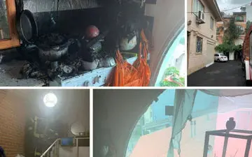 بازگشت از یکقدمی مرگ/ نجات زن رشتی از میان شعله‌های آتش/ خانه اش خاکستر شد+ عکس 