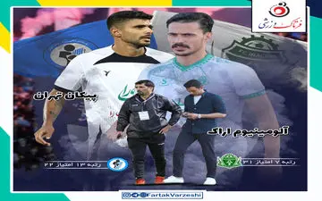 آلومینیوم اراک- پیکان؛ تیم با ثبات رحمتی مقابل تیم بحران زده حسینی