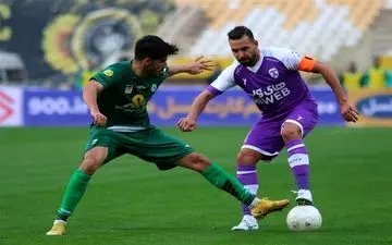 تساوی ذوب‌آهن و هوادار در پایان نیمه اول 