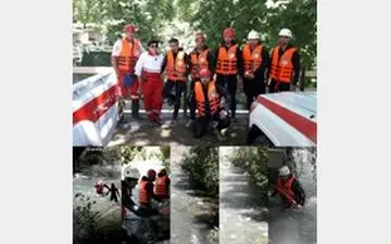 اعزام تیم امدادی تازه نفس برای جستجوی دختر غرق شده