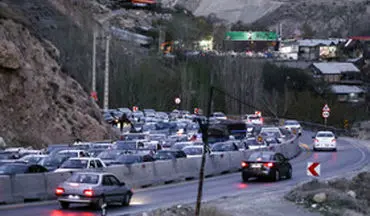 آخرین وضعیت جاده‌های کشور /ترافیک نیمه سنگین در هراز