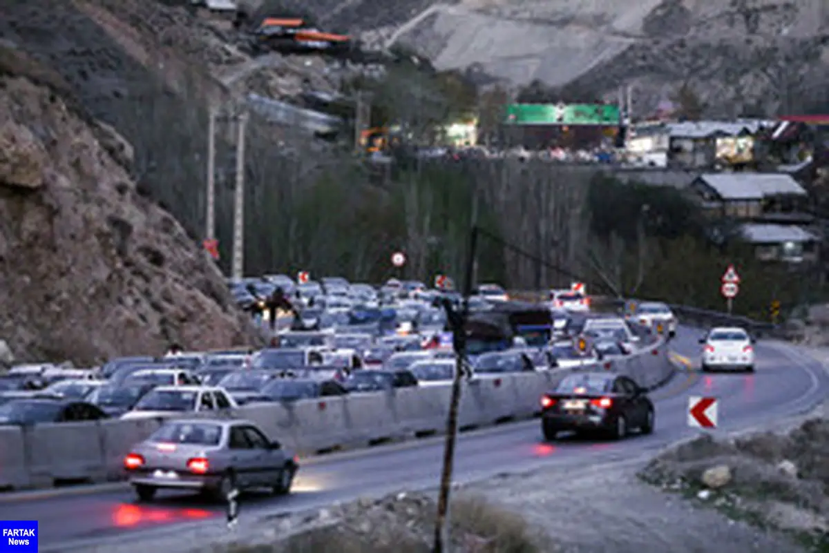 آخرین وضعیت جاده‌های کشور /ترافیک نیمه سنگین در هراز