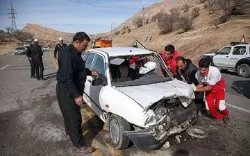 تصادف سنگین  دو دستگاه خودرو پراید در اهواز
