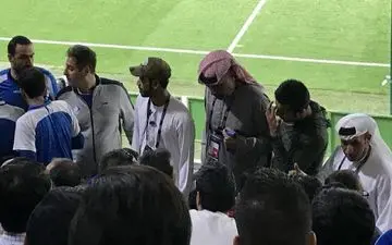 جلوگیری از ورود پرچم‌های ایران به ورزشگاه بن زاید