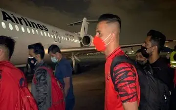 پرسپولیس با پرواز اختصاصی در اهواز + عکس