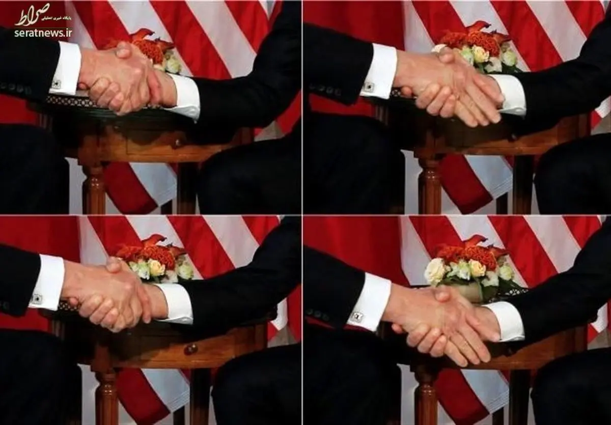 نوع دست دادنم با ترامپ "بی غرض" نبود