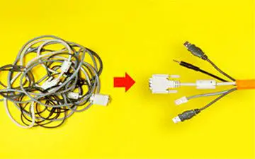 راه حل کنار آمدن با سیم وسایل دیجیتال