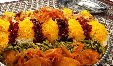 طرز تهیه مرصع پلو با مرغ؛ غذایی رنگین و مجلسی برای جشن‌ها