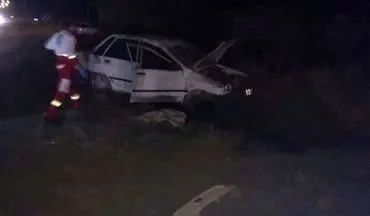 ۱ کشته و ۵ مصدوم در واژگونی خودروی پراید در مشهد