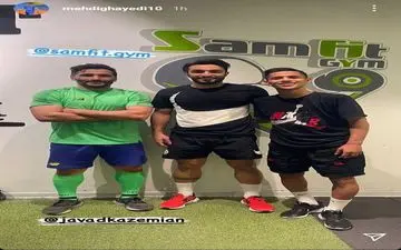 تمرین اختصاصی قایدی در کنار سیامک نعمتی! 