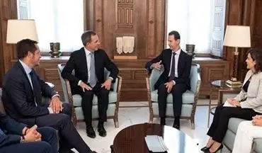 دیدار یک هیئت اروپایی با بشار اسد