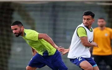 تمرین بازیکنان استقلال در آستانه بازی خانگی