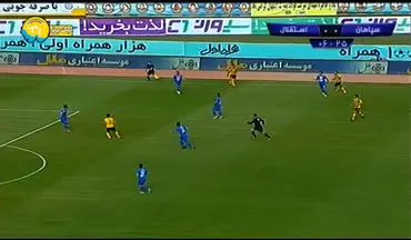 خلاصه بازی سپاهان 0 - 1 استقلال + فیلم