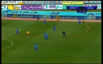 خلاصه بازی سپاهان 0 - 1 استقلال + فیلم