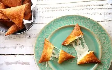 سمبوسه پیتزایی | طرز تهیه فست فود جدید