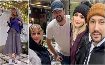 عاشقانه شرم آور و دونفره شاهرخ استخری و همسرش + عکس لورفته