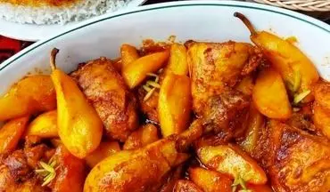 طرز تهیه خورش گلابی مجلسی | غذای خاص و خوش‌عطر با طعمی متفاوت و بی‌نظیر