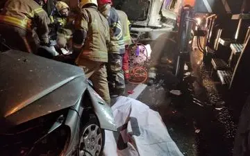 حادثه مرگبار برای ۱۲ سرنشین پژو ۴۰۵ 