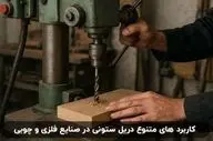 کاربرد های متنوع دریل ستونی در صنایع فلزی و چوبی