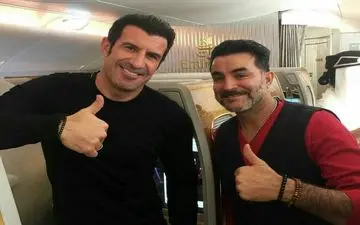 لوئیز فیگودر راه تهران/عکس