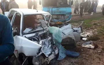 واژگونی پیکان 8کشته و زخمی در محور اهر- کلیبر
