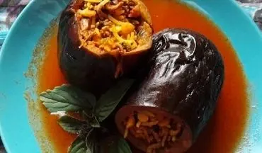 آموزش  دلمه بادمجان خوشمزه و خوش طعم!