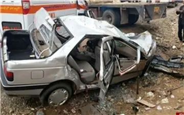 چند مصدوم در تصادف دو سواری پراید با پژو