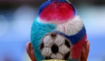 عکس/ اوج هنر یک آرایشگر در جام جهانی