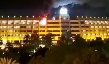 اعلام علت آتش سوزی هتل گراند کیش 