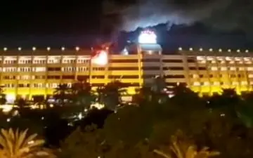 اعلام علت آتش سوزی هتل گراند کیش 